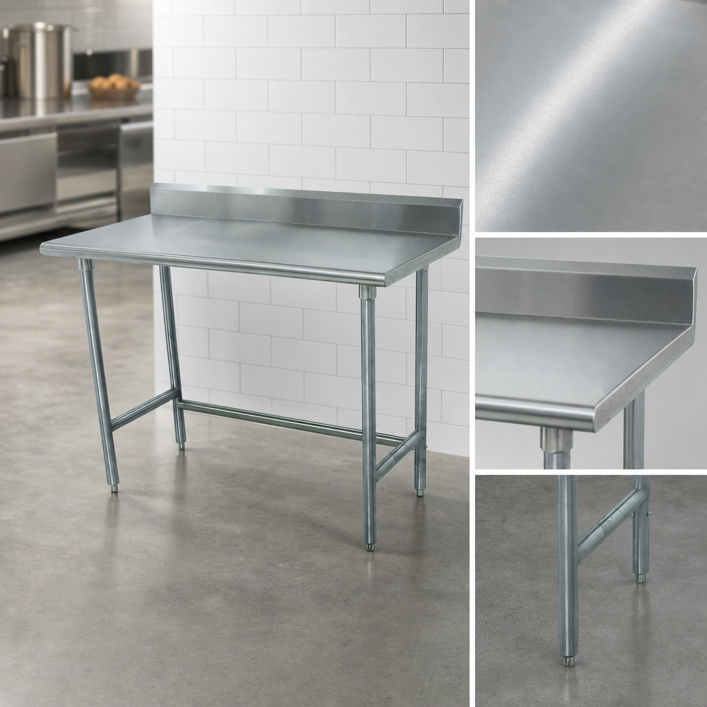 16-Gauge 430 Stainless Steel Top