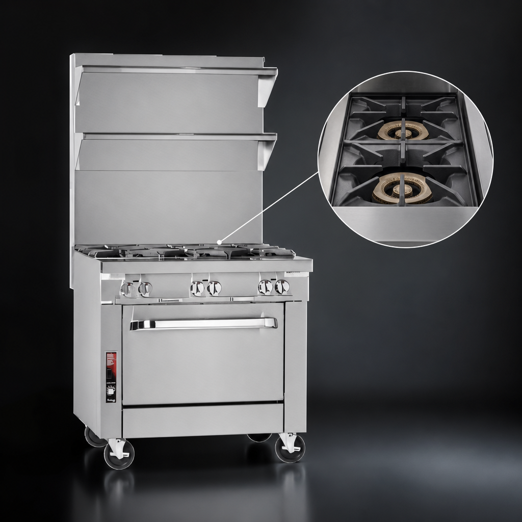Two Open Burners