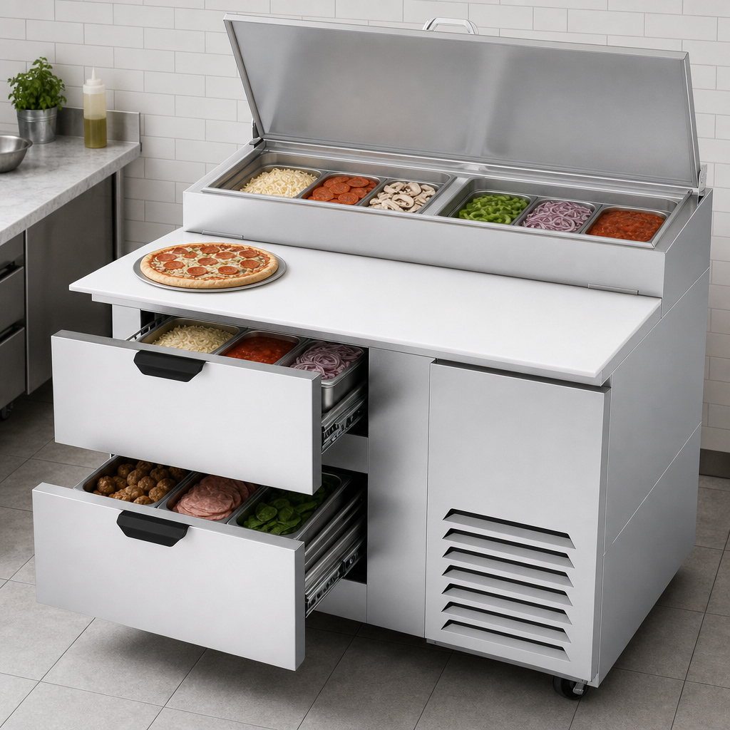 Two Refrigerated Drawers