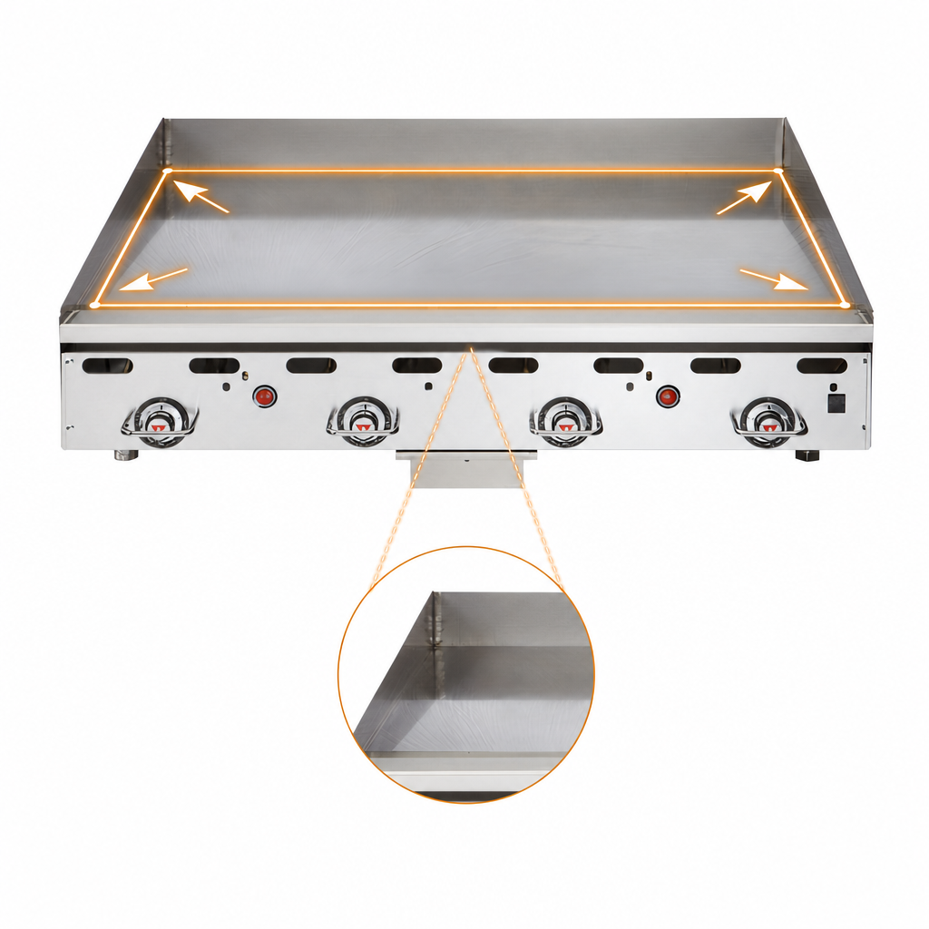 24 x 24 Inch Cooking Surface
