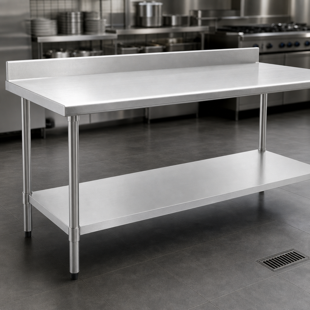 14-Gauge Stainless Steel Top