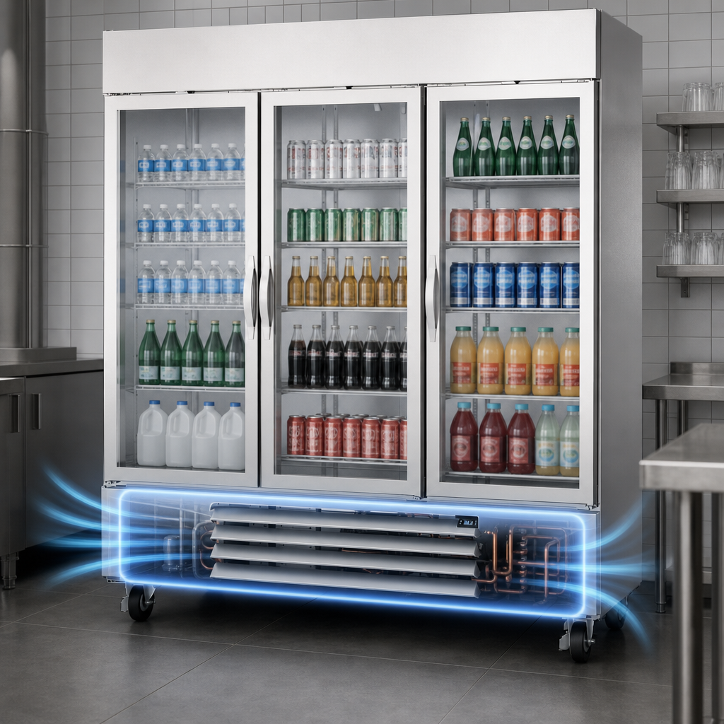 Bottom-Mounted Self-Contained Refrigeration