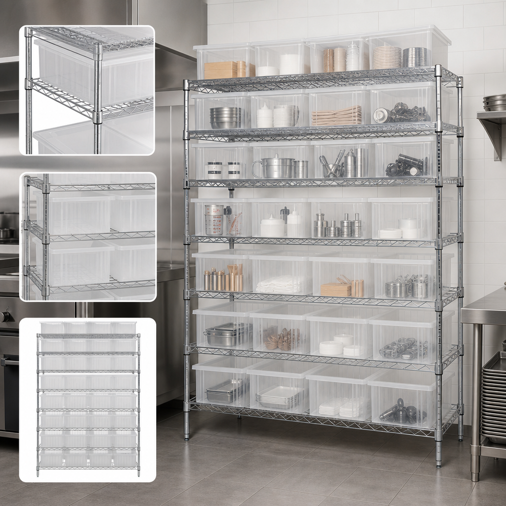 Nine-Shelf Storage Layout