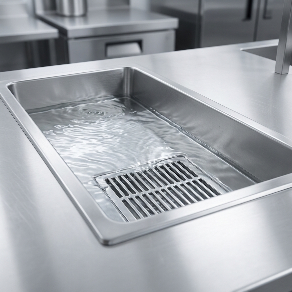 Experience a cleaner and safer work environment with the Anti-Splash Cool Trough® design, expertly containing water to minimize splashing.