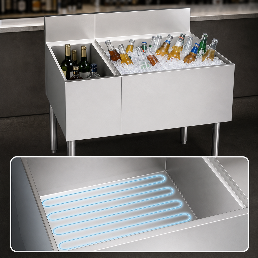 Built-In 10-Circuit Cold Plate