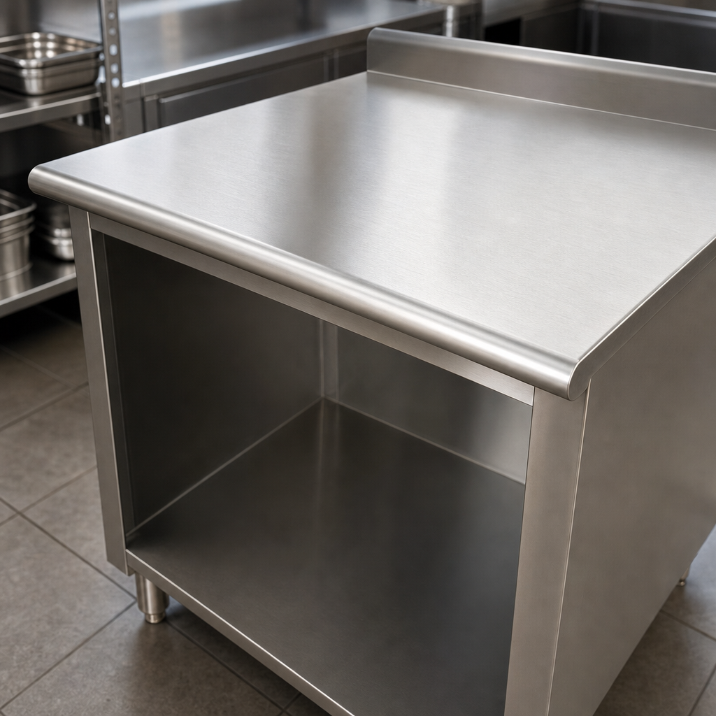 14-Gauge 304 Stainless Steel Top