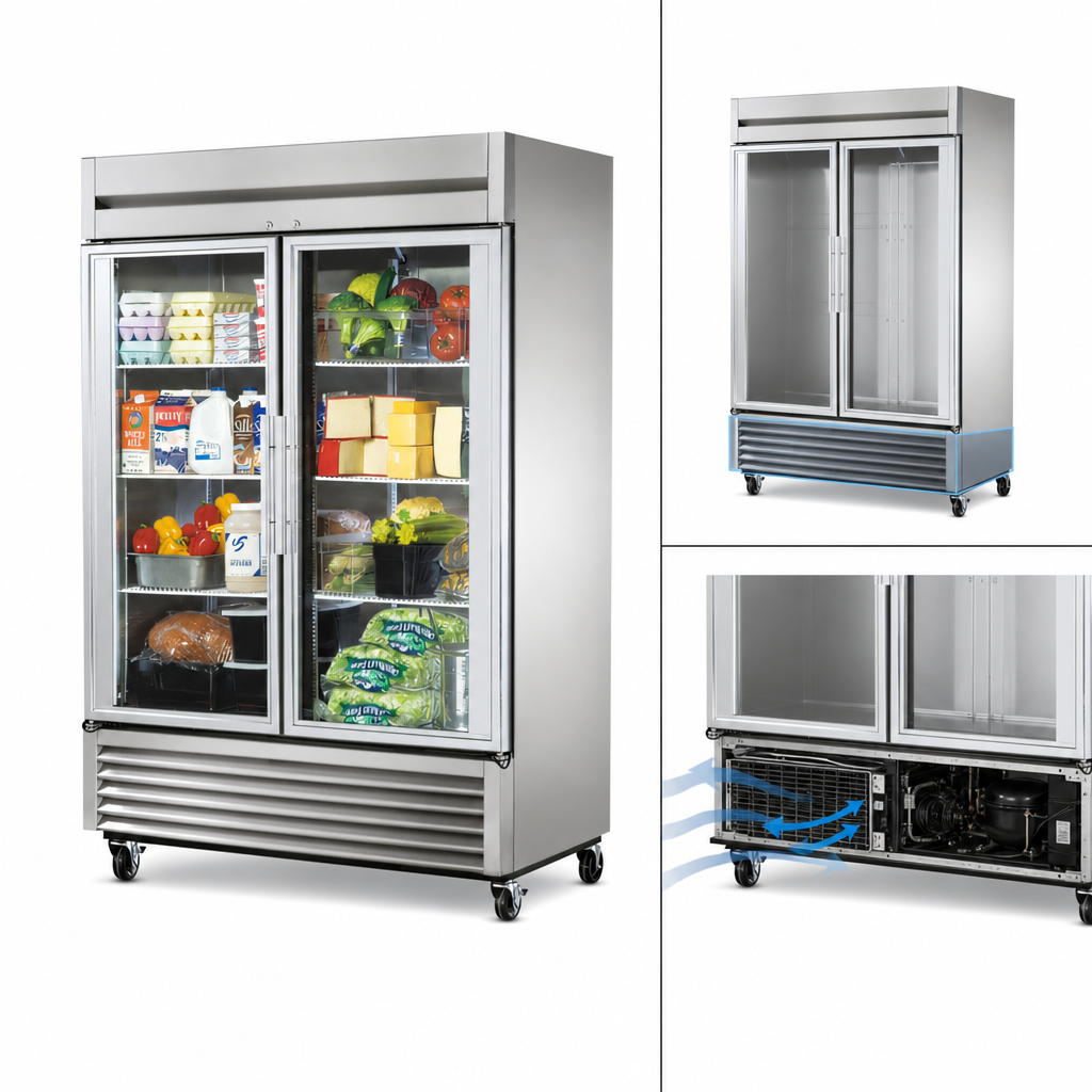 Bottom-Mounted Self-Contained Refrigeration