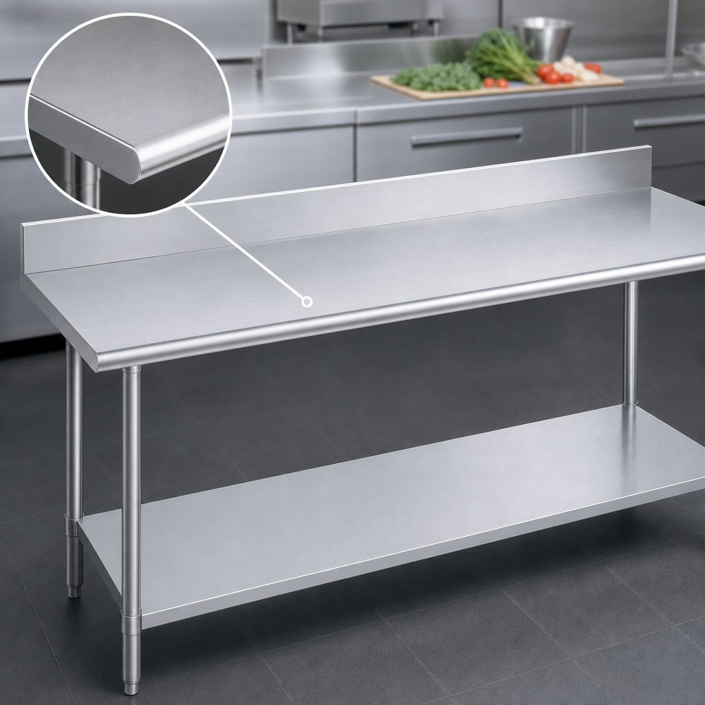 16-Gauge 400 Series Stainless Steel Top