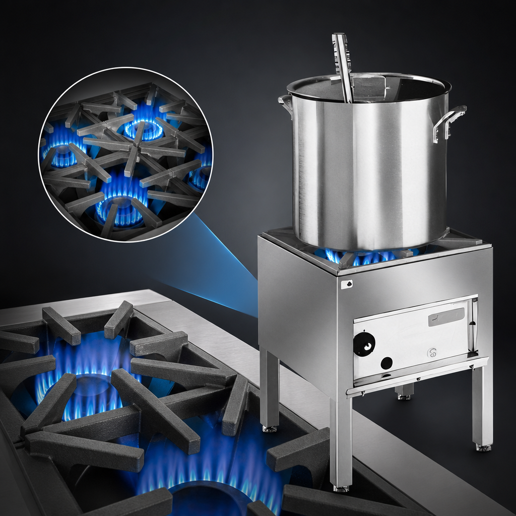 Four Spectro-Heat Burners