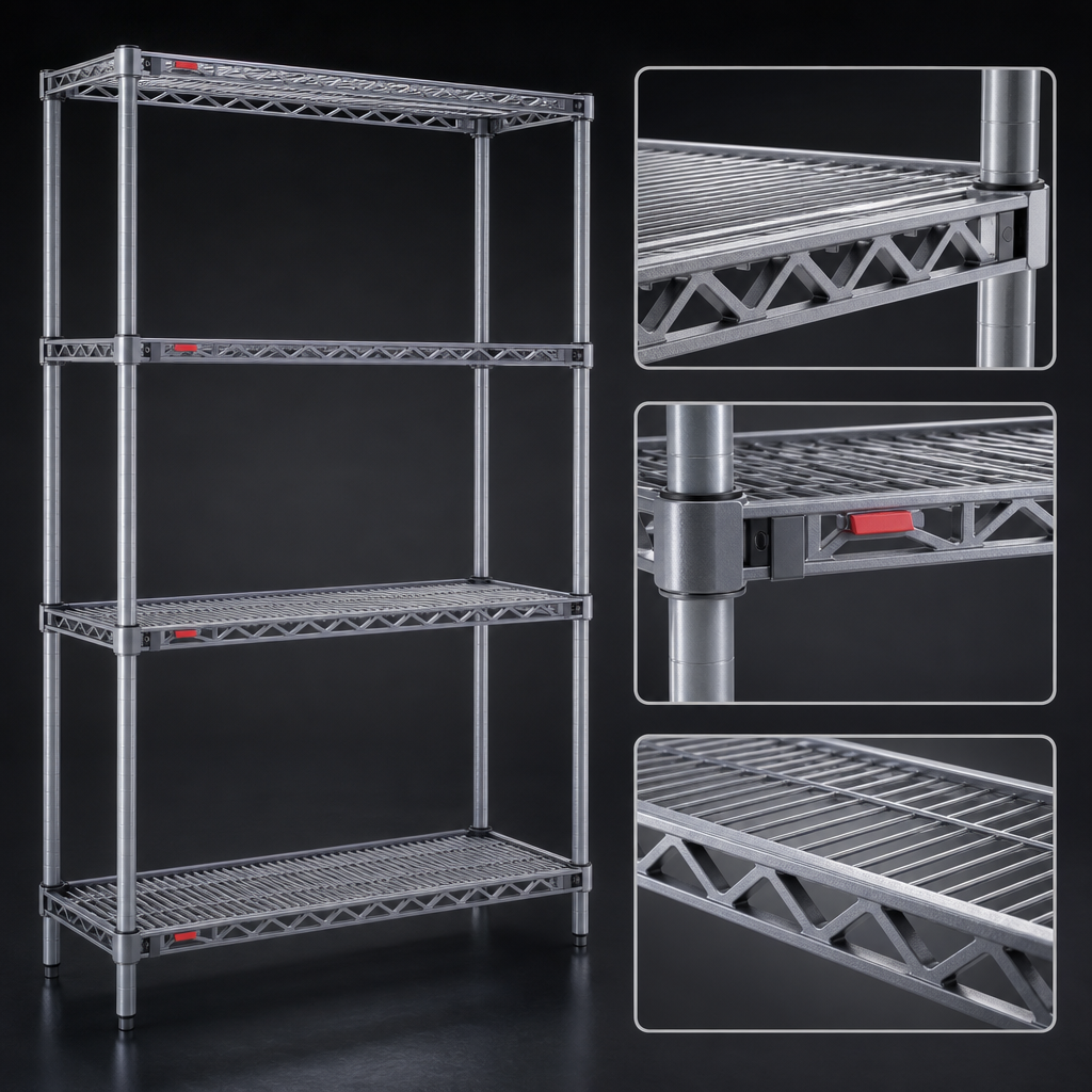 Patented QuadTruss® Shelves