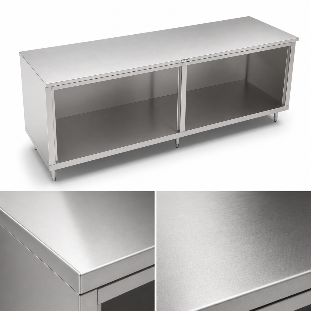 14/300 Series Stainless Steel Flat Top