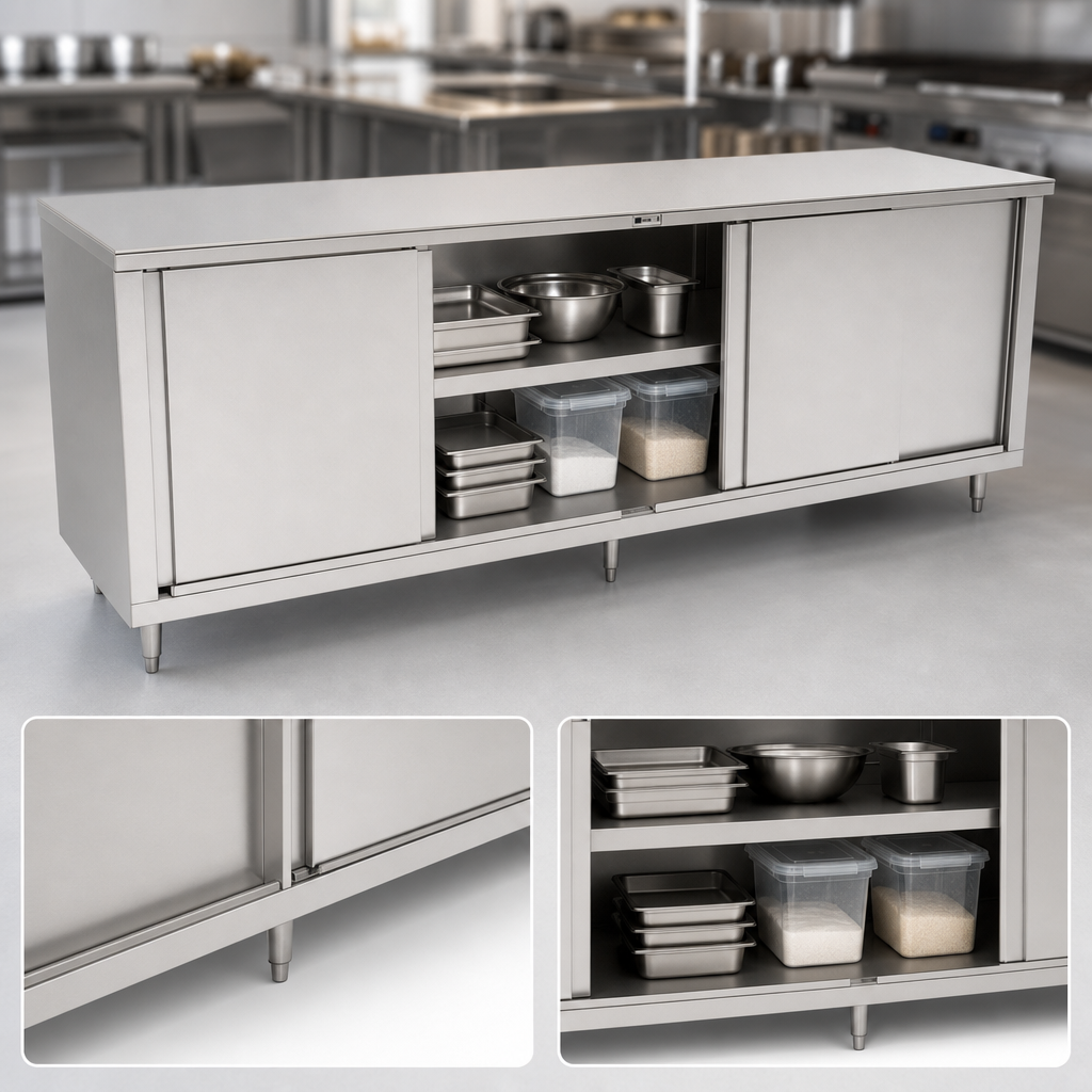 Sliding Door Cabinet Base