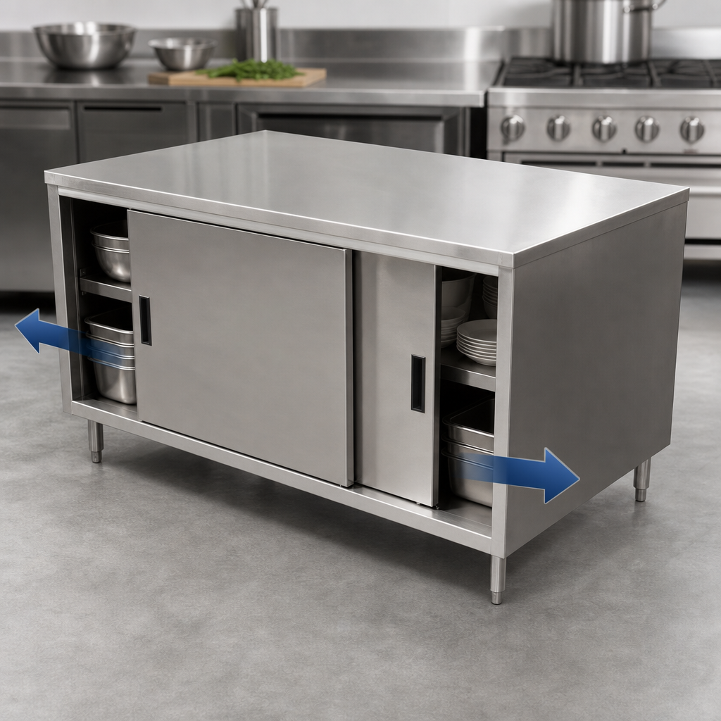 Dual Access Sliding Doors