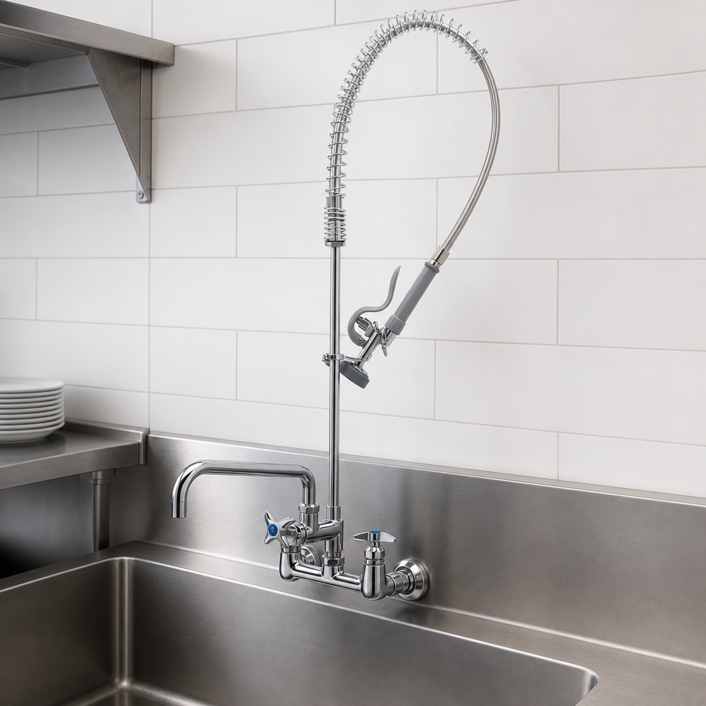 Wall-Mount Big-Flo Mixing Faucet