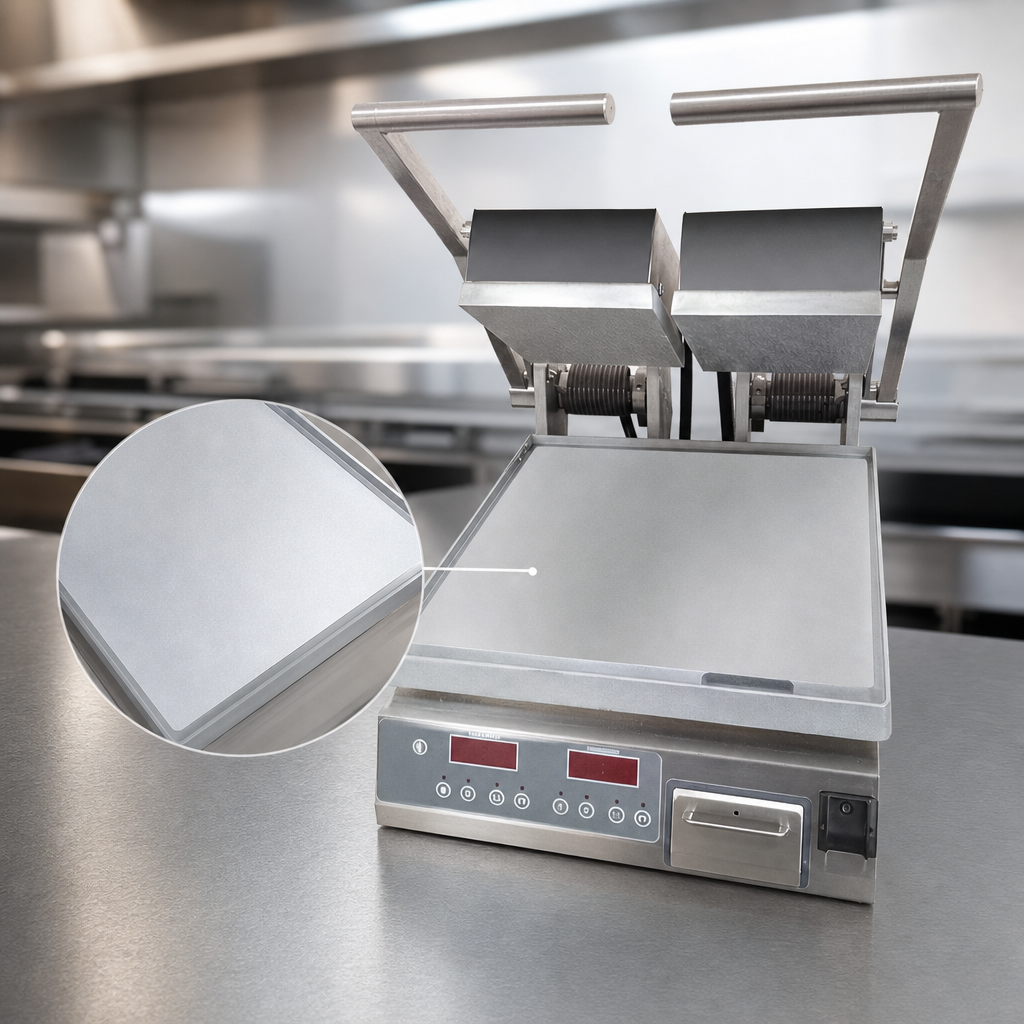 Smooth Aluminum Cooking Surface