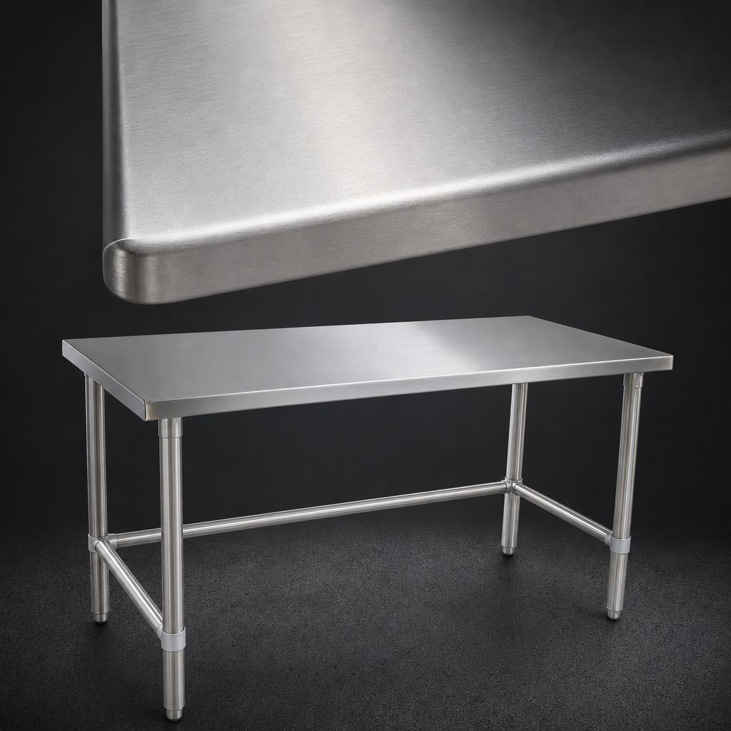 16-Gauge Stainless Steel Top
