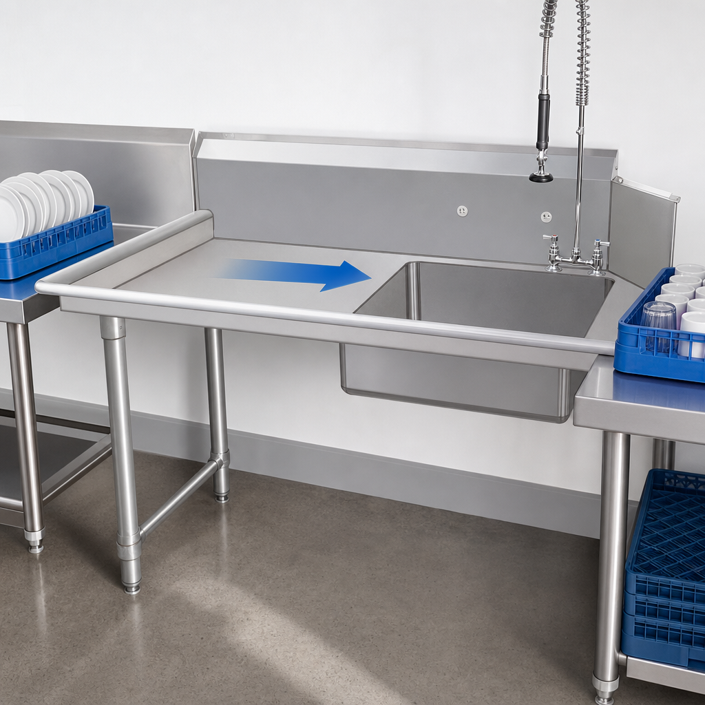 Straight Soiled Dishtable Design