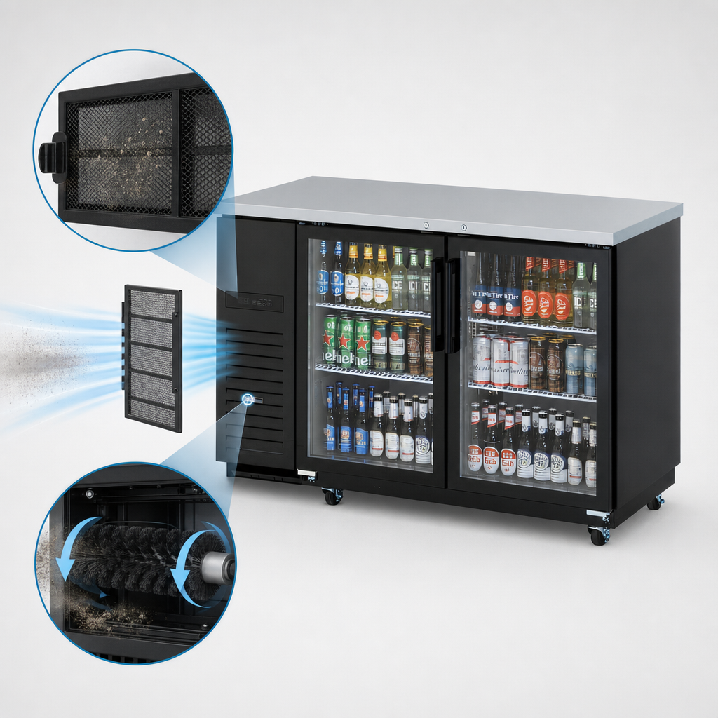 Self-Cleaning Condenser