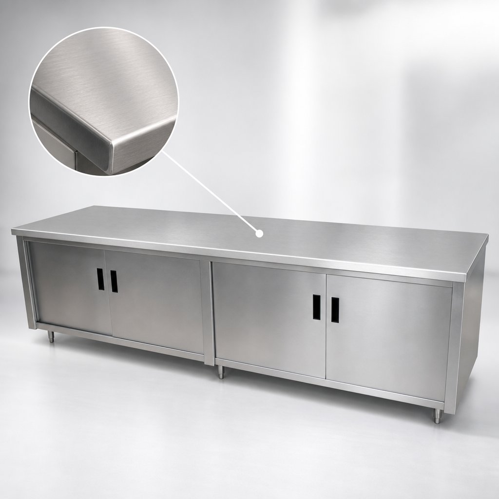 16 Gauge 304 Stainless Steel Top