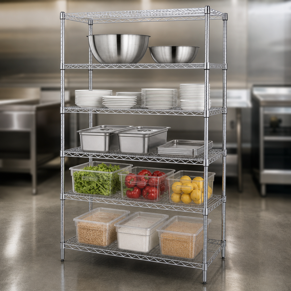 Five Wire Shelves