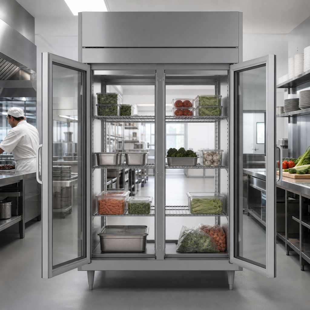 Pass-Thru Glass Door Design