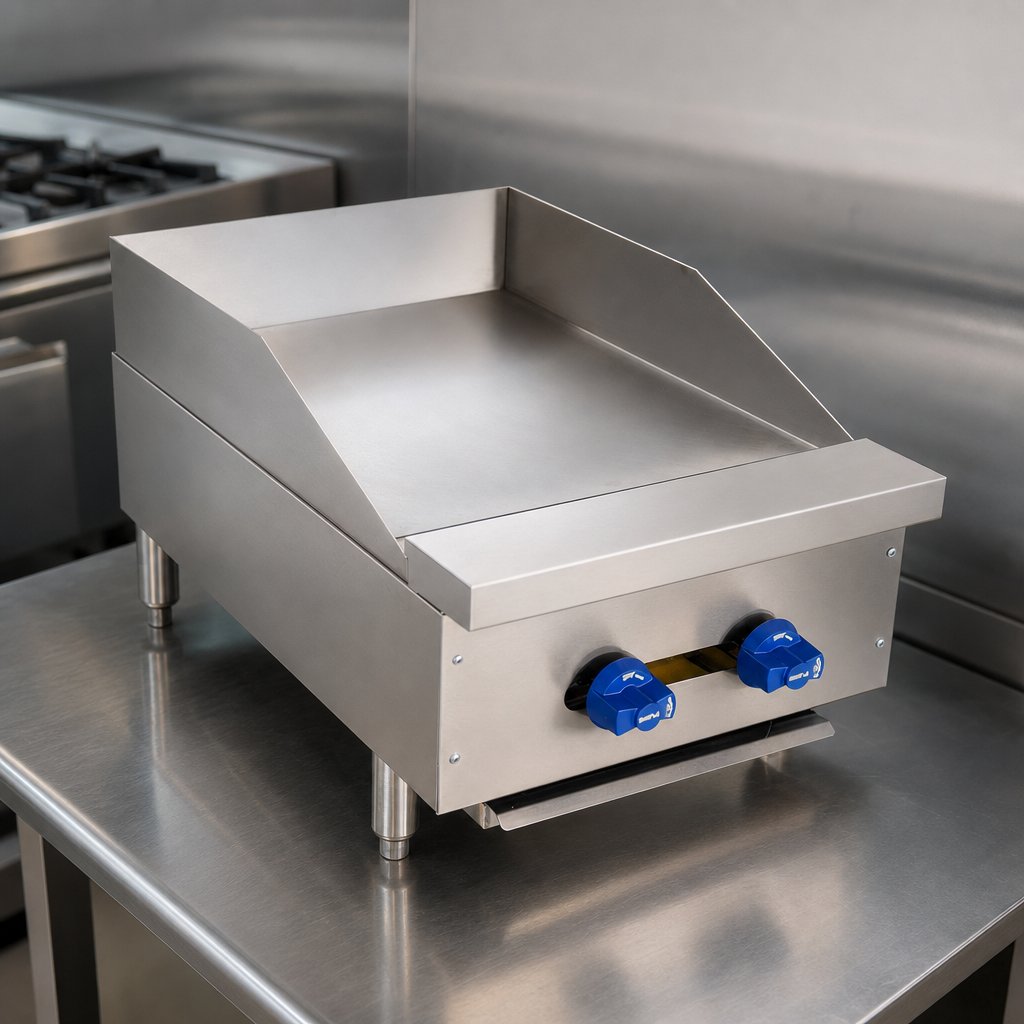 Polished Steel Griddle Plate