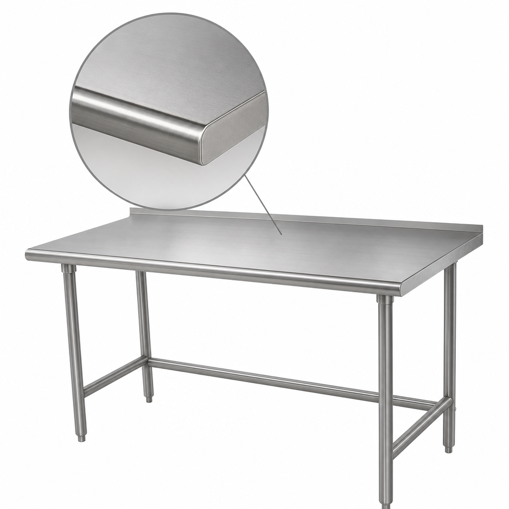 14 Gauge 304 Stainless Steel Top