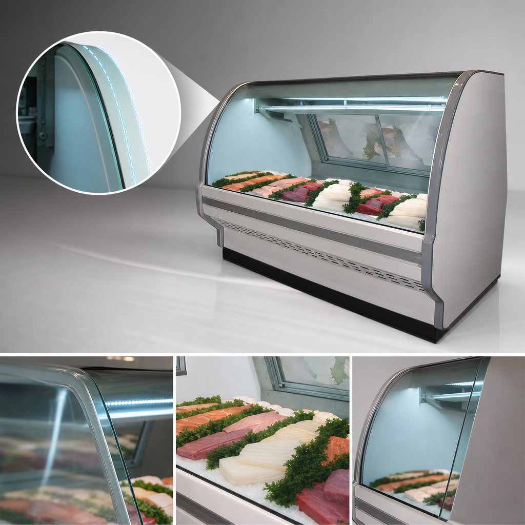 Double-Bend Curved Glass