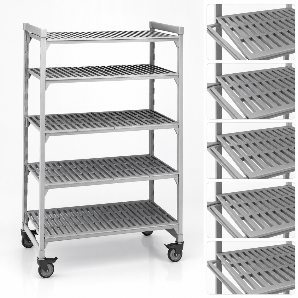 Five Vented Shelf Plates