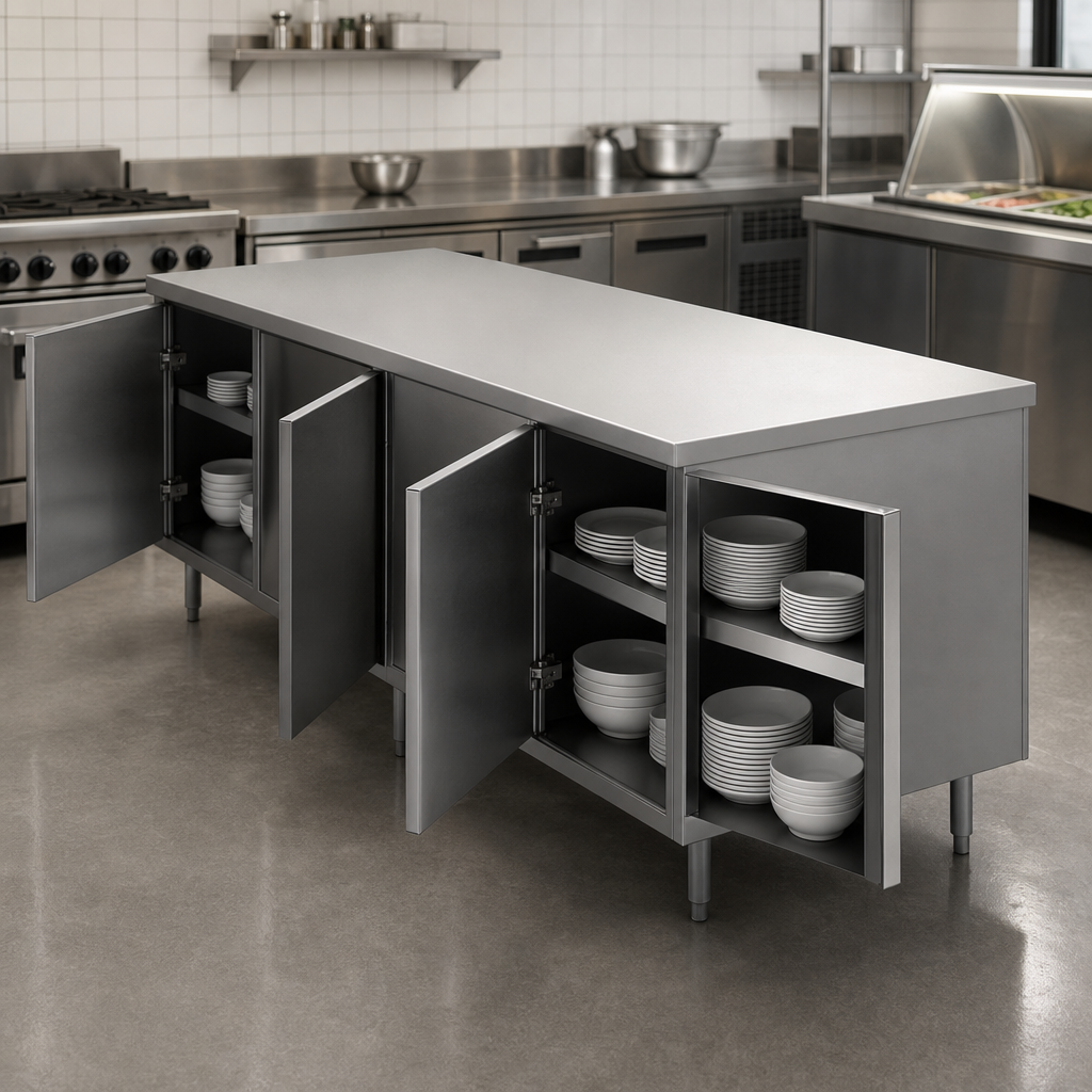 Dual-Access Hinged Doors