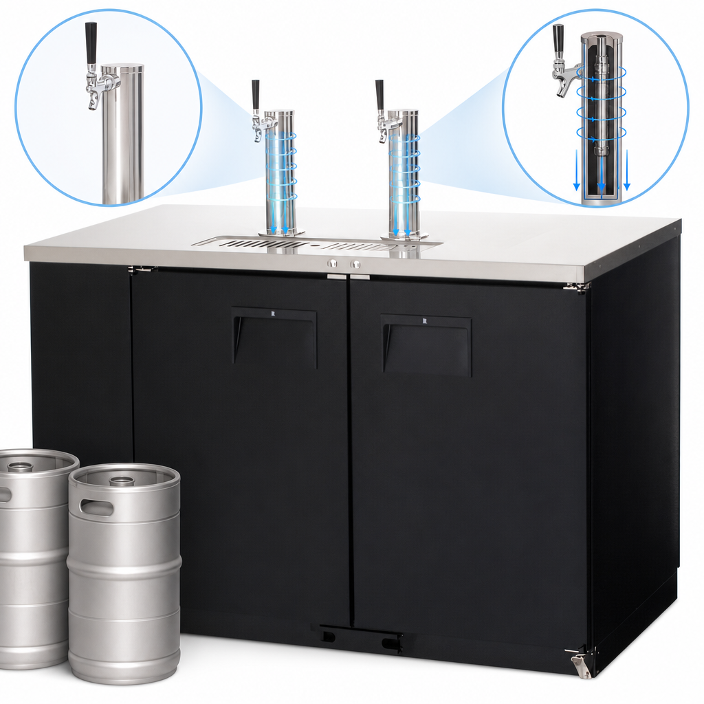 Dual Insulated Draft Towers