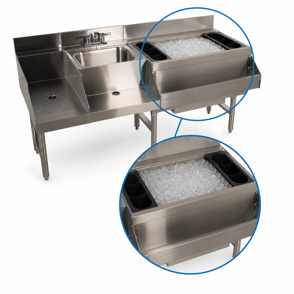 Right-Side Insulated Ice Bin