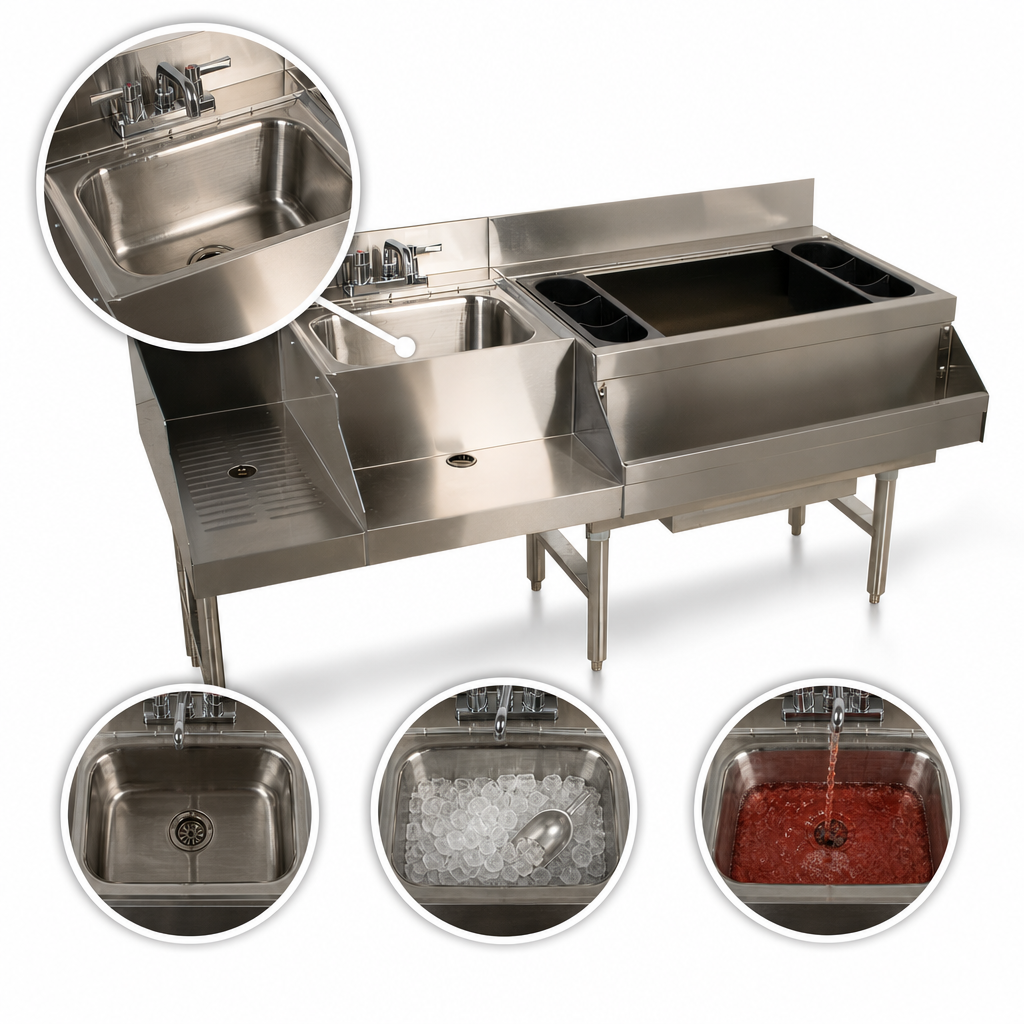 Recessed Dump Sink