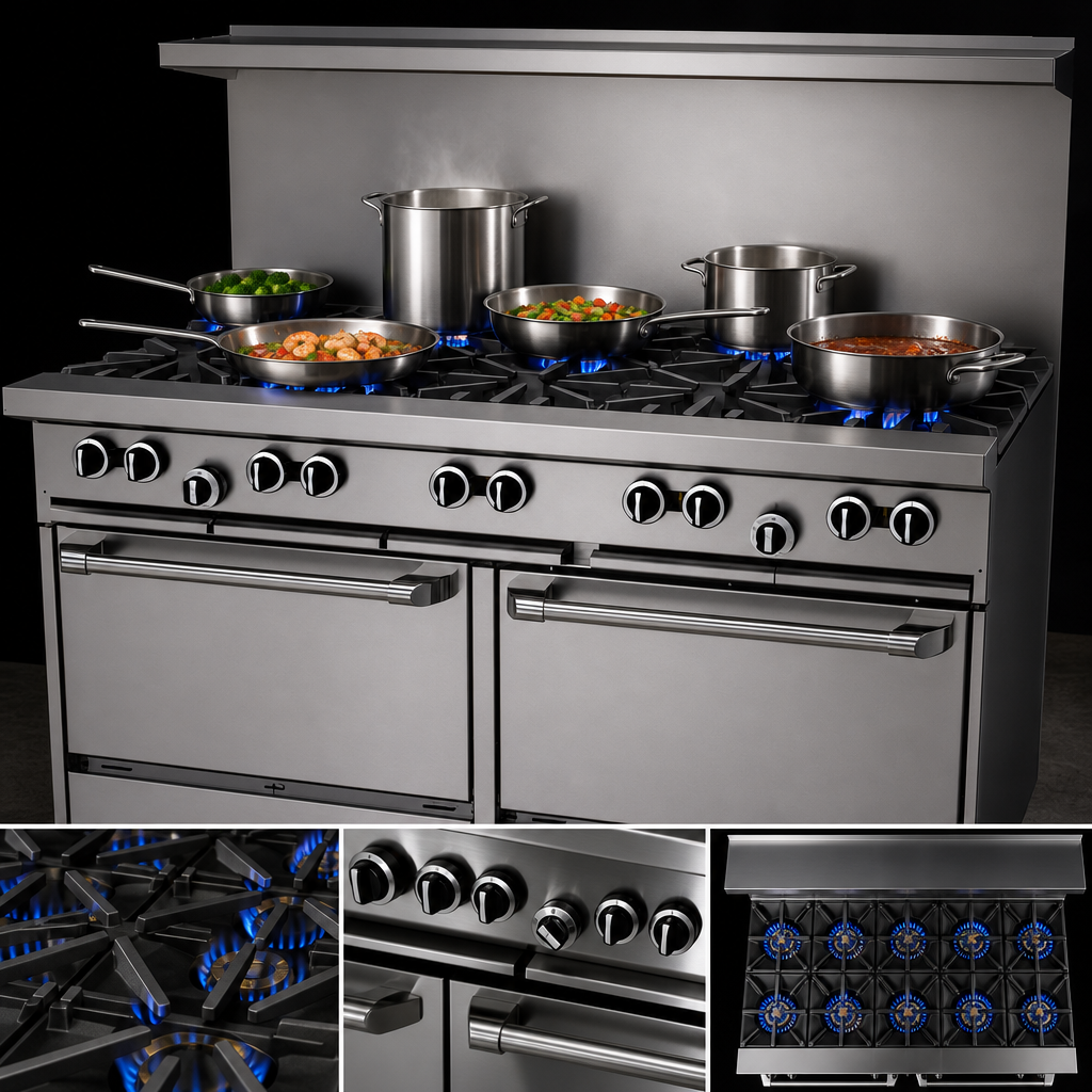 10 Open Burners