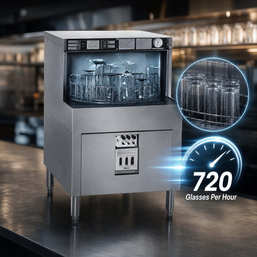 720 Glasses Per Hour