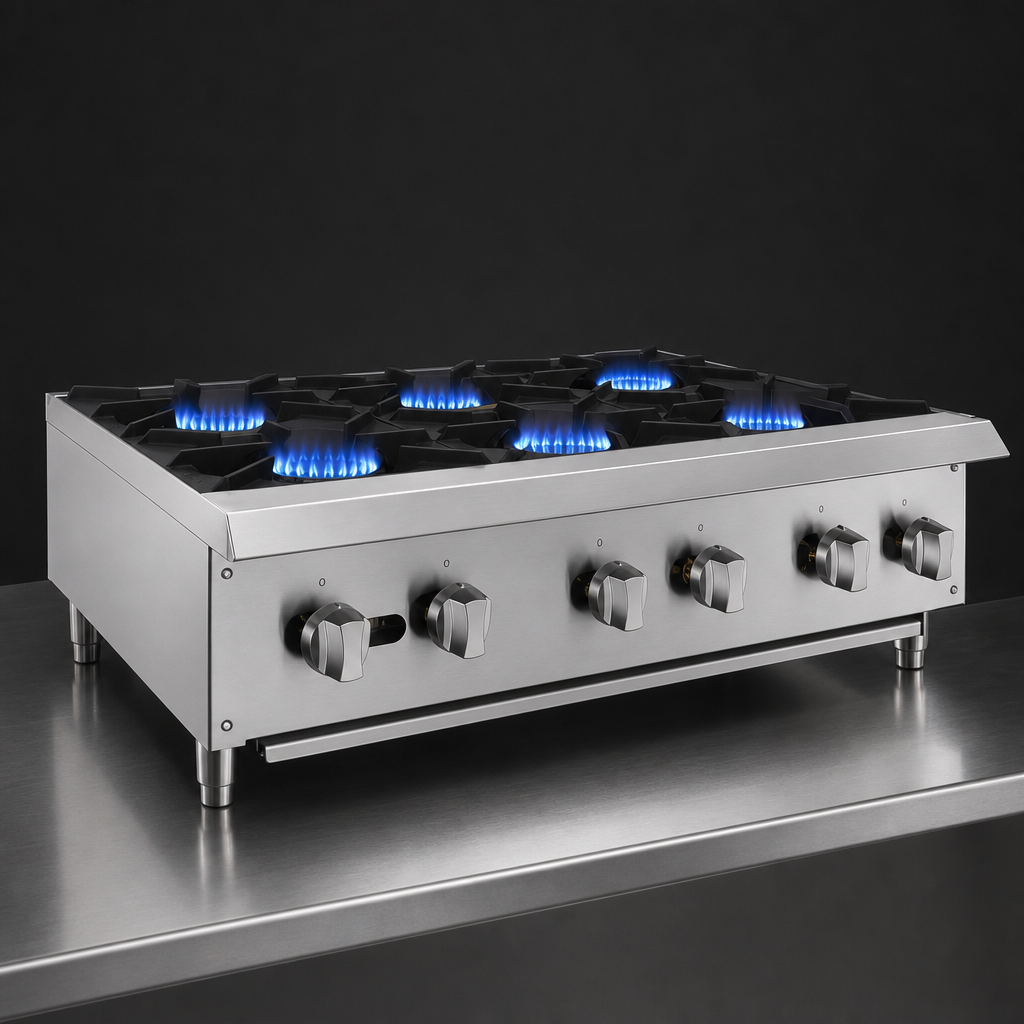 6 Cast Iron Burners
