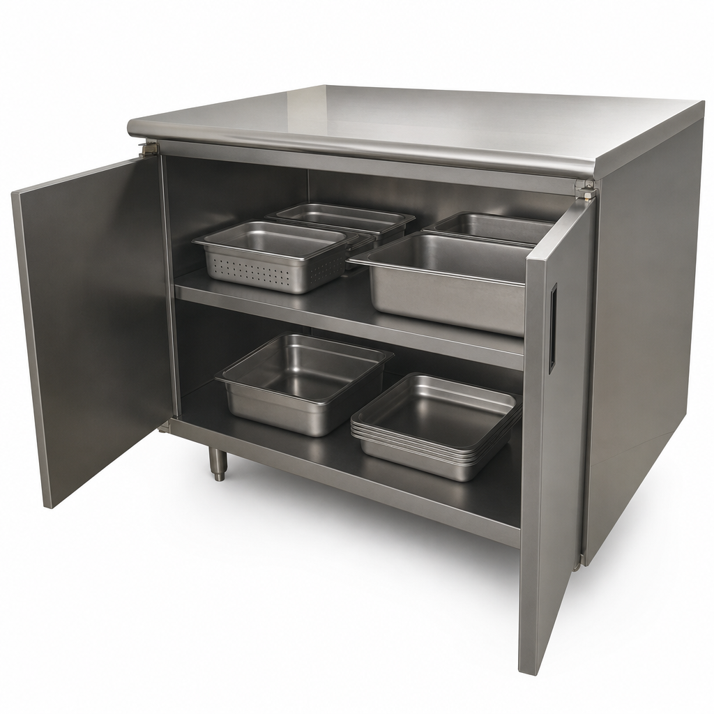 Cabinet Base With Mid-Shelf