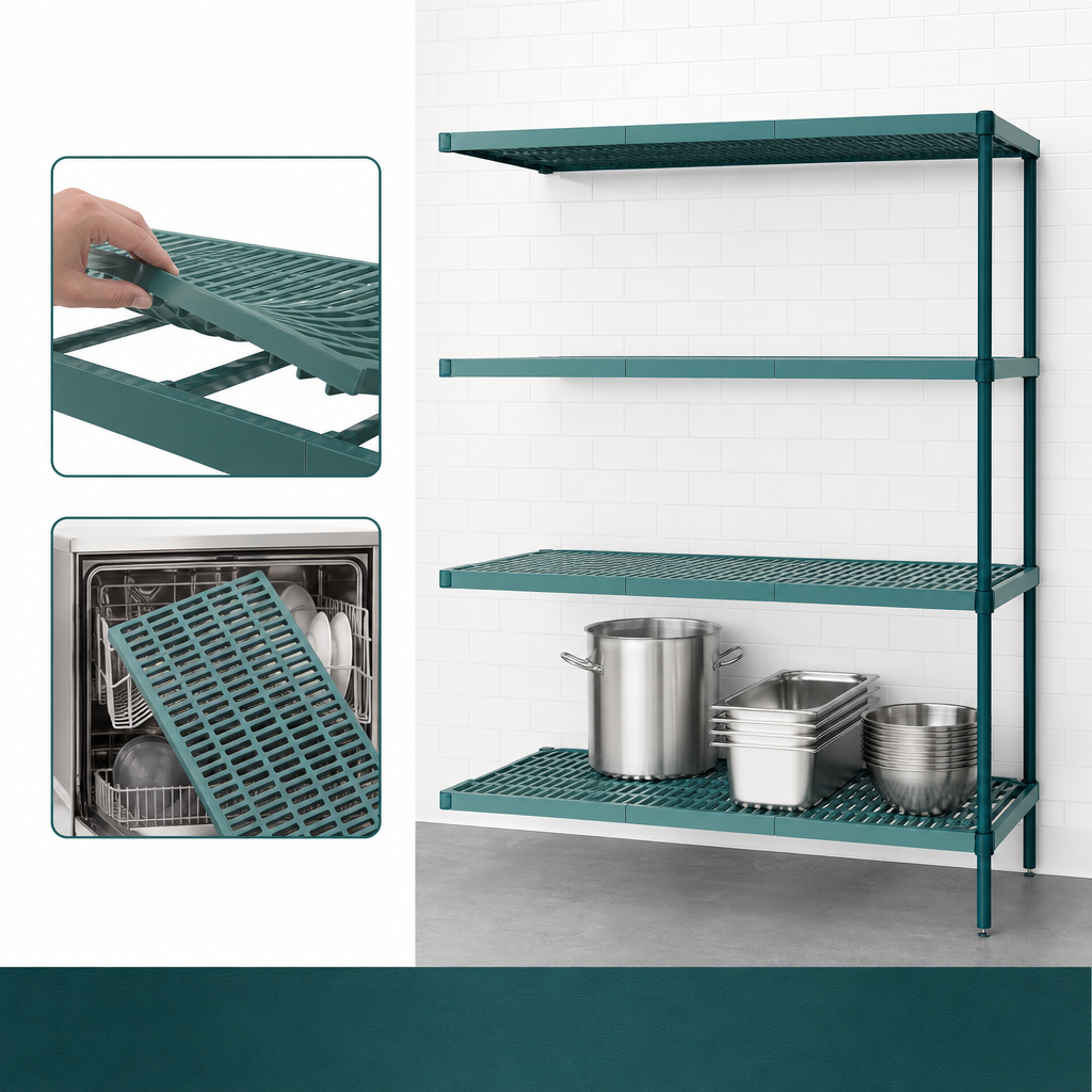 Removable Polymer Shelf Mats
