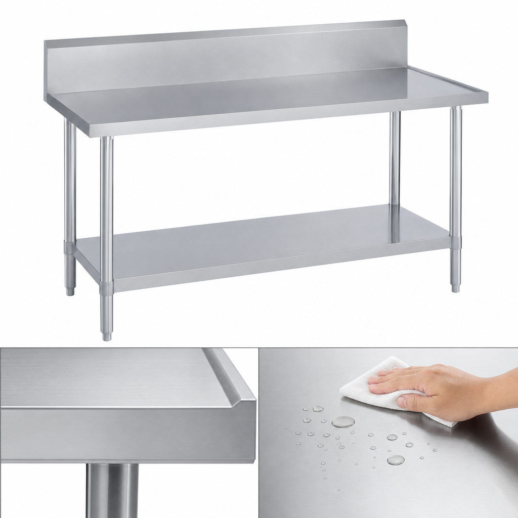 14-Gauge 300-Series Stainless Steel Top