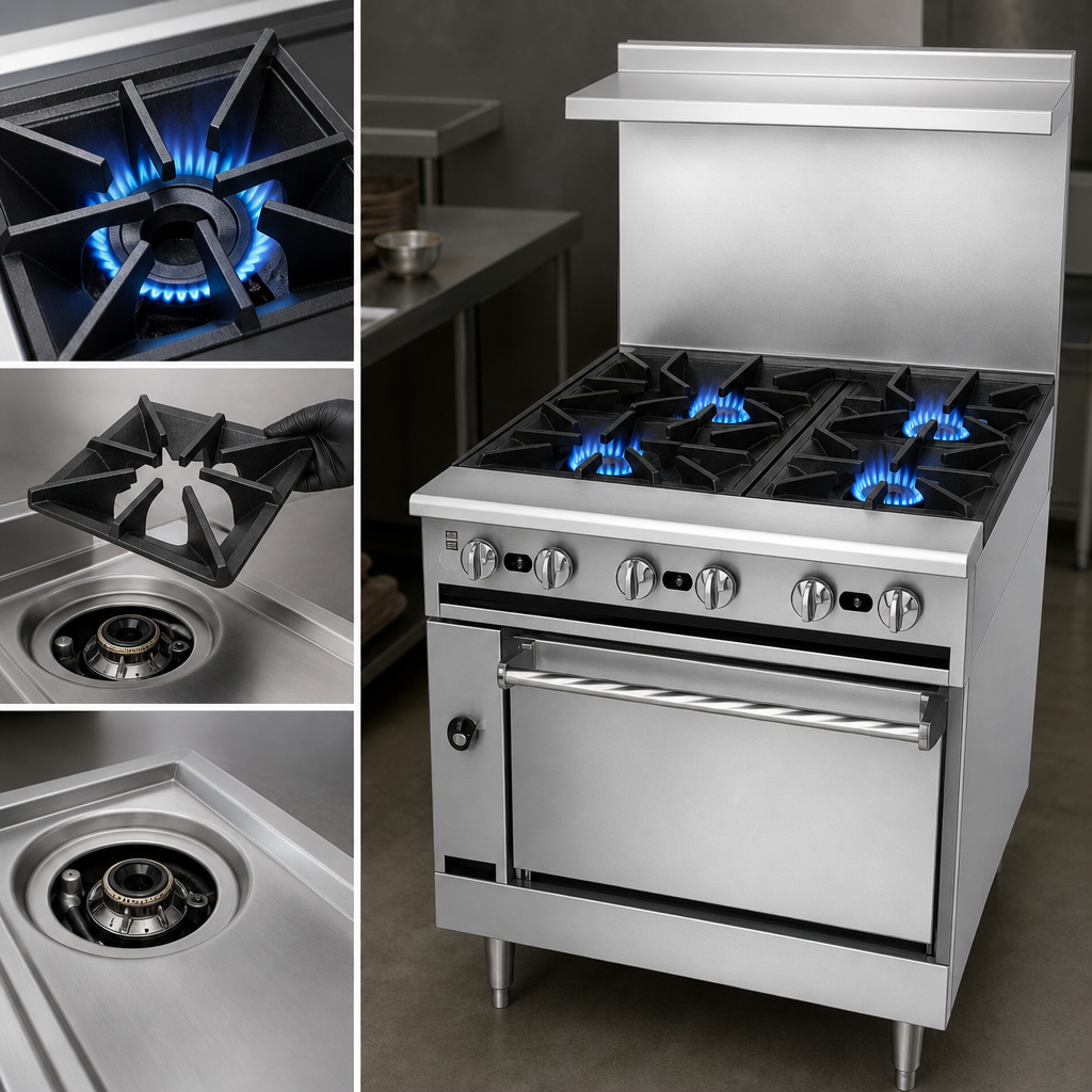 High-Performance Open Burners