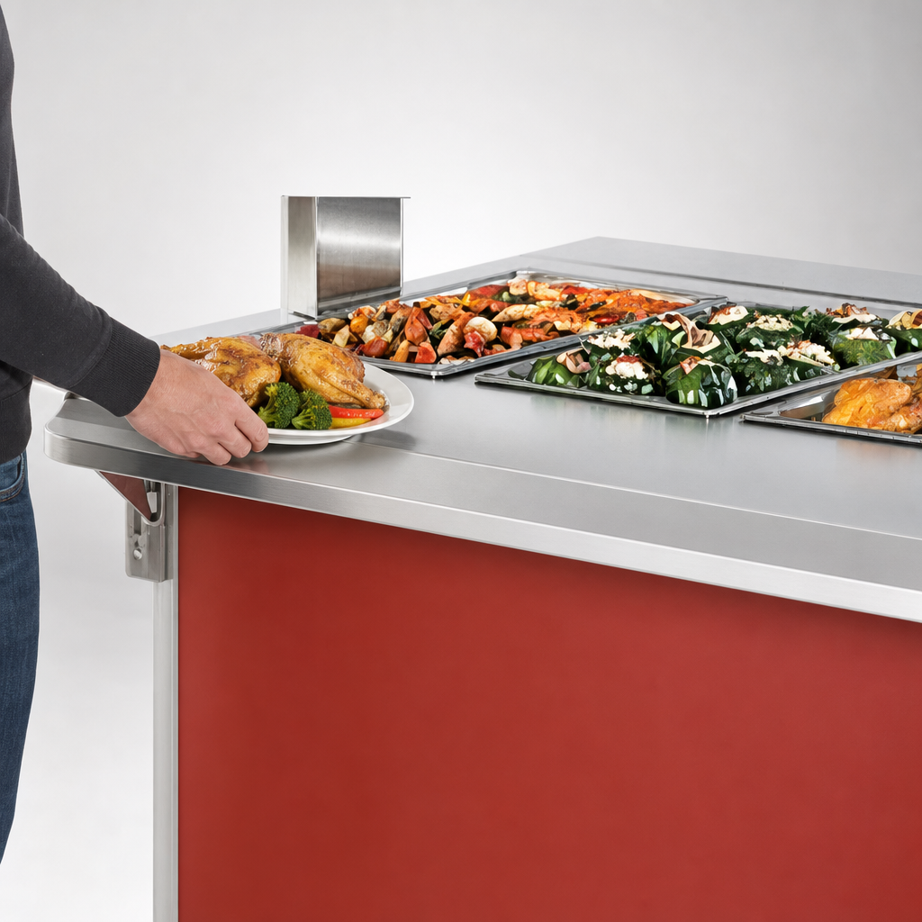 Customer-Side Plate Rest