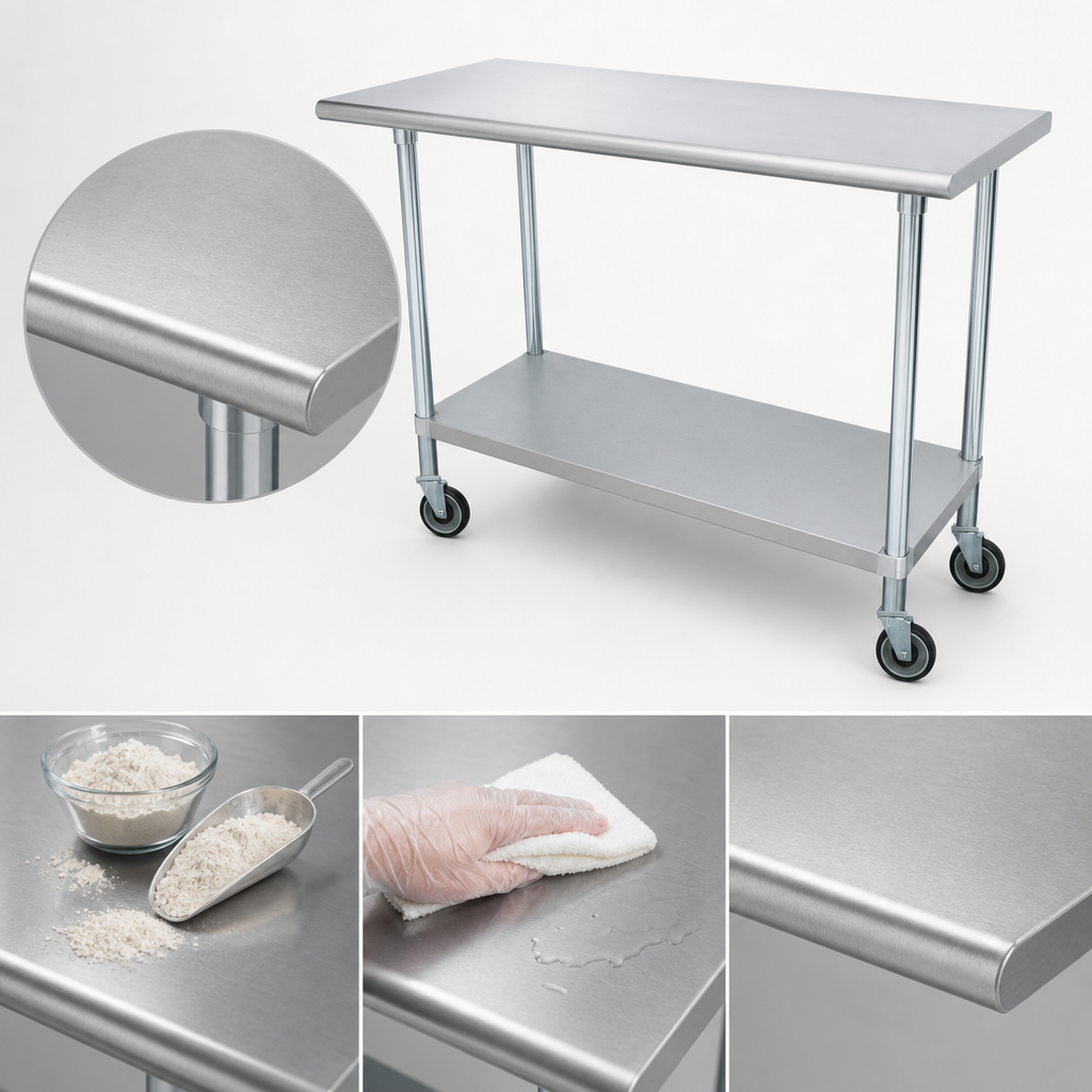 16-Gauge 430 Stainless Steel Top