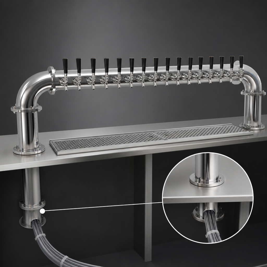 Pipe Pass-Thru Design