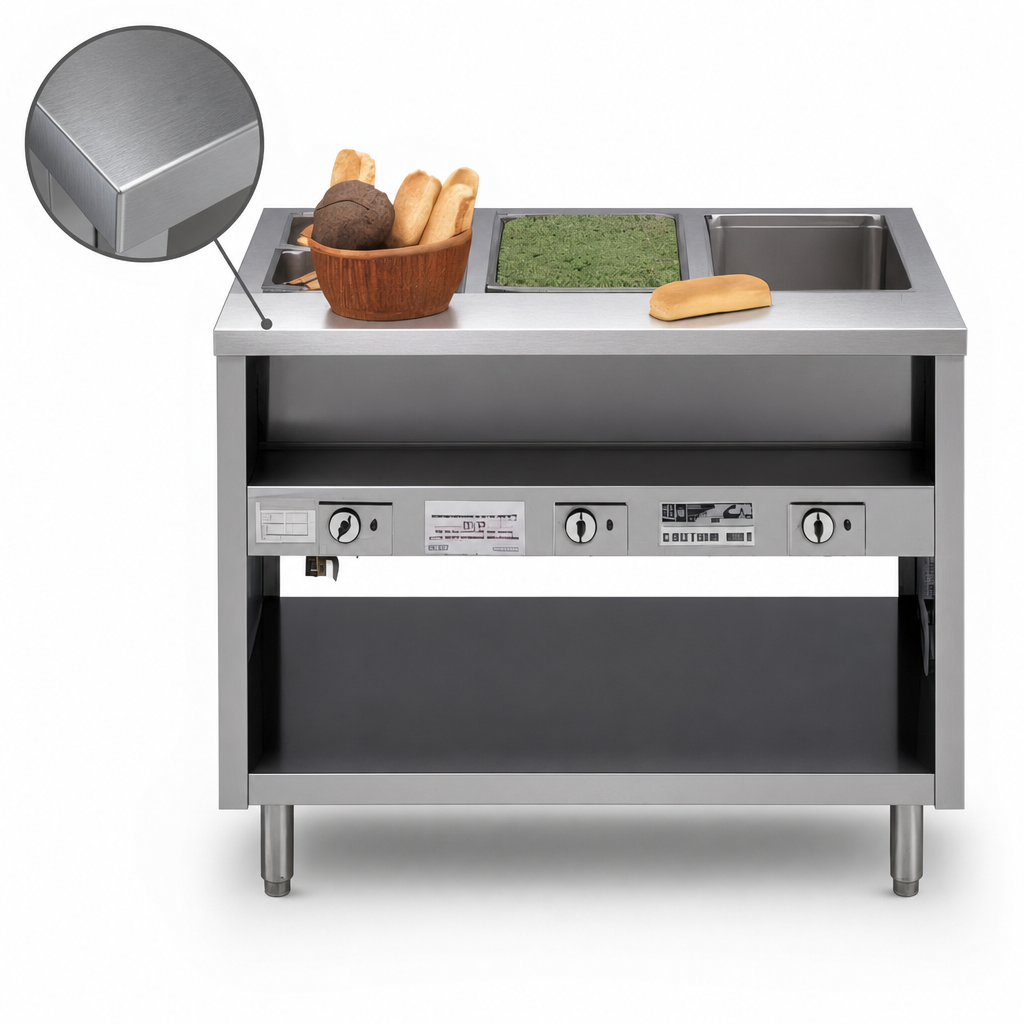 20-Gauge Stainless Steel Top
