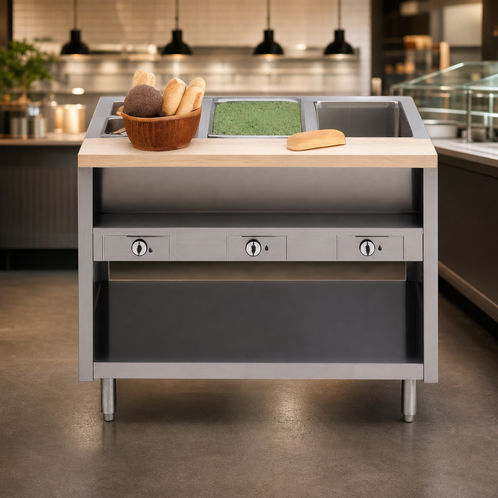 Semi-Enclosed Cabinet Base