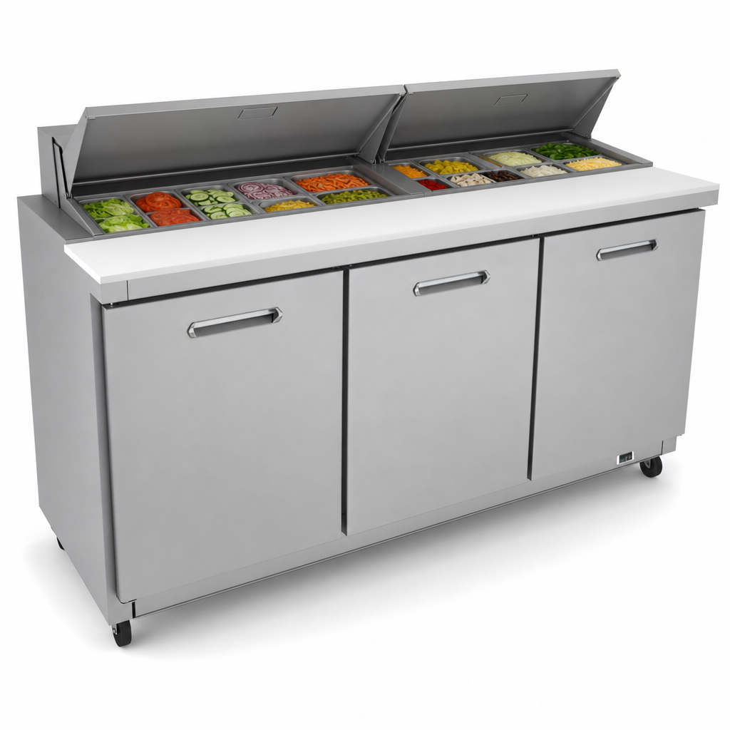 18-Pan Top Rail Capacity