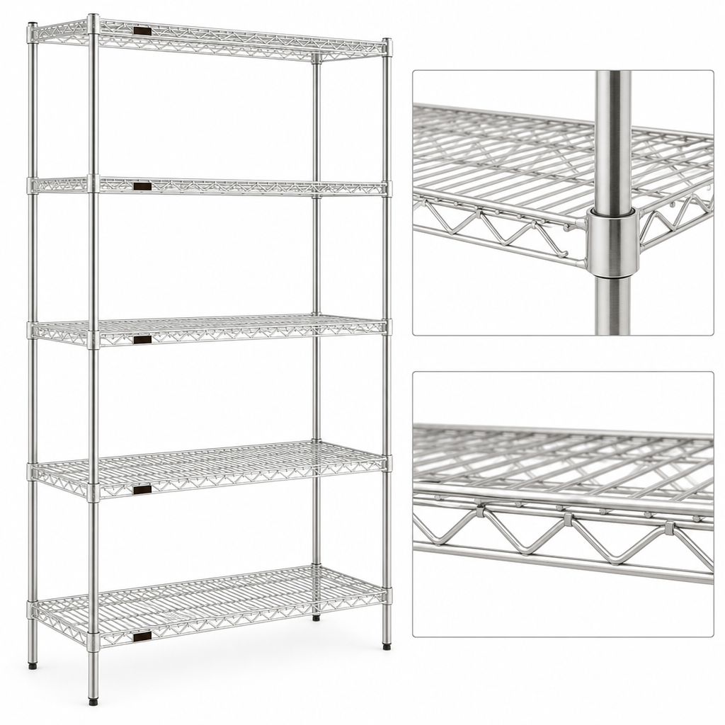 Patented QuadTruss Shelves