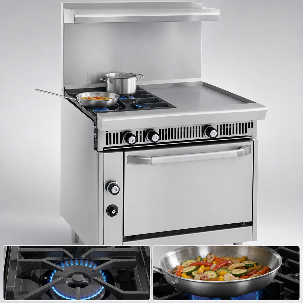Open Burner Top