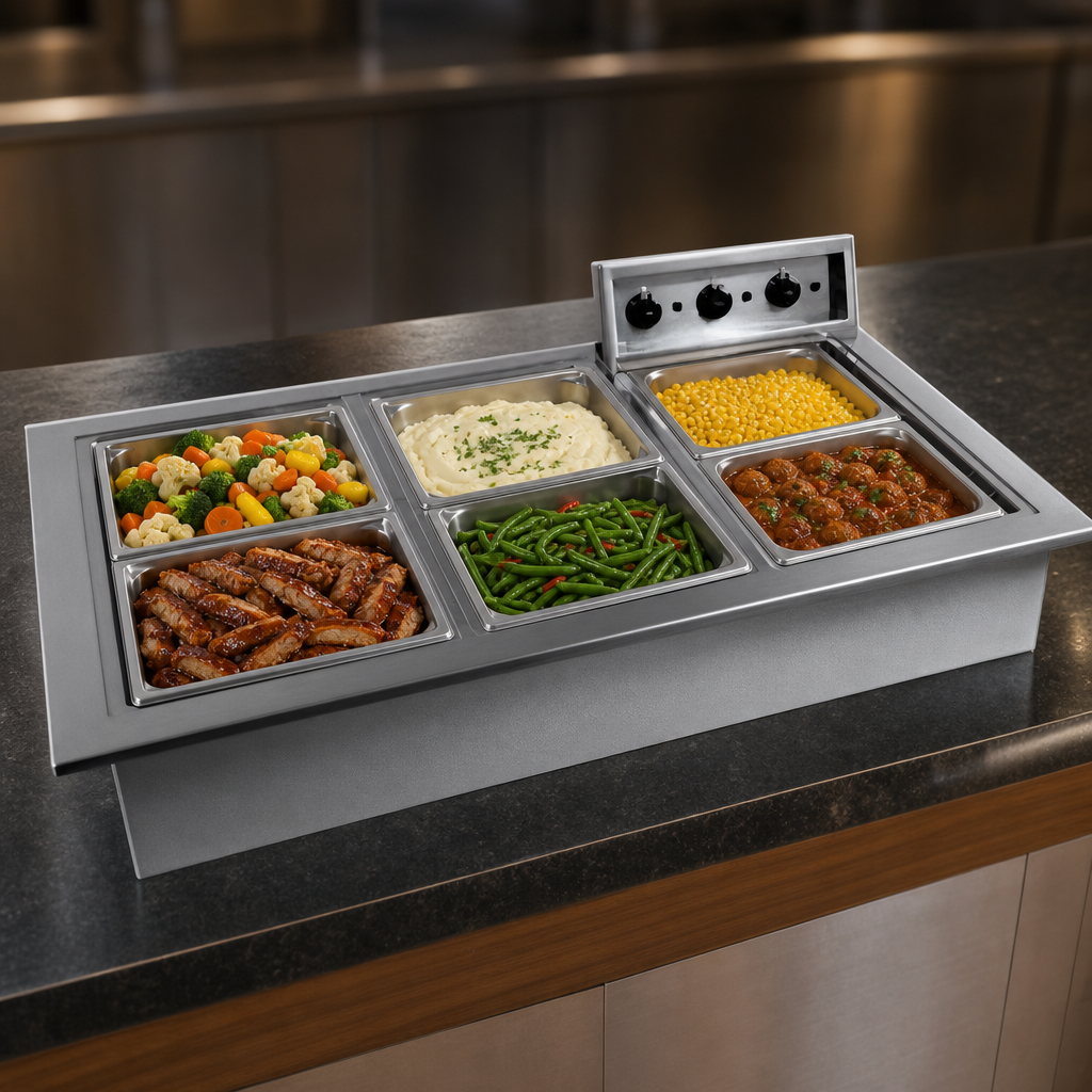 Six-Compartment Full-Size Capacity