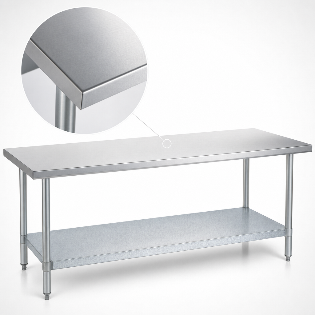 400-Series Stainless Steel Top